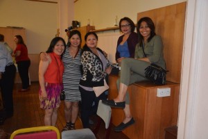 From left to right: Vangie Bisnar, Me-Ann Tapleras, Regs Causapin, Beckie Belcher & Lina Corpuz
